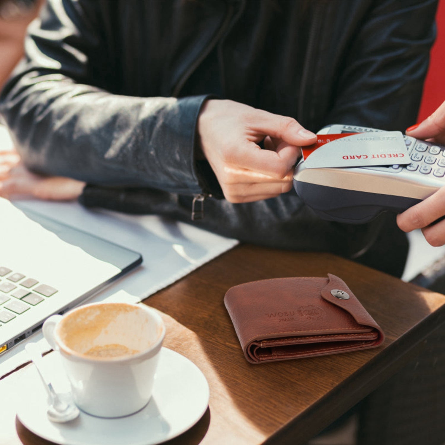 cheap RFID wallet for men